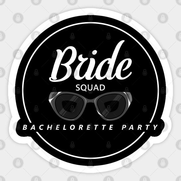 Bride squad Sticker by Markus Schnabel